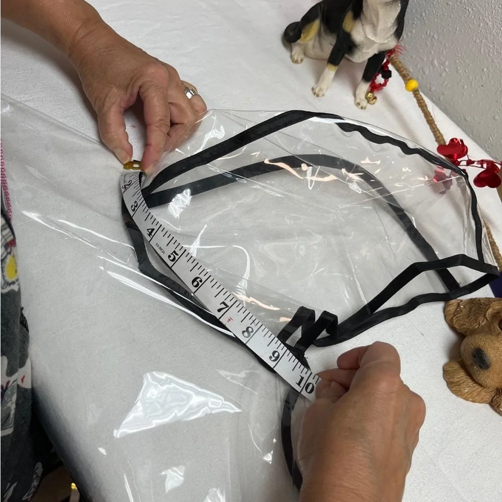 Transparent waterproof raincoat for dogs size XXL
